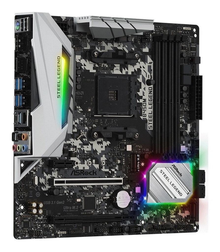 BOARD ASROCK B450M STEEL LEGEND DDR4 SOCKET AM4
