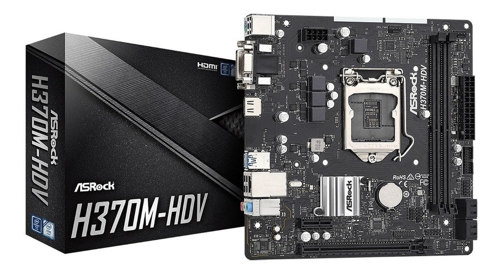 BOARD ASROCK H370M-HDV DDR4 SOCKET 1151 8GN/9GN