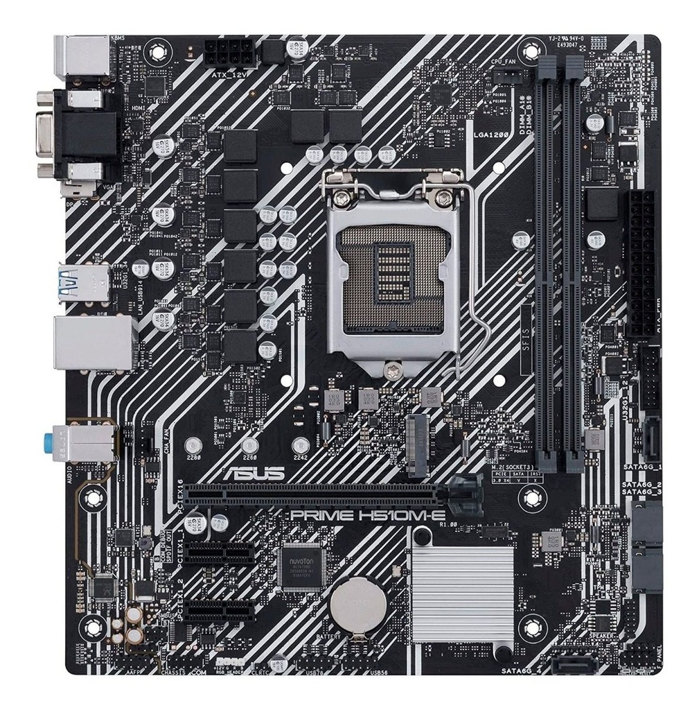 Board ASUS Prime H510M-E LGA1200 Intel 11ª/10ª Th Micro-ATX