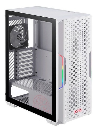 Chasis XPG Rgb Starker + 2 Fan bLanca