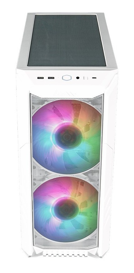 CHASIS ATX COOLER MASTER HAF 500 ARGB BLANCO
