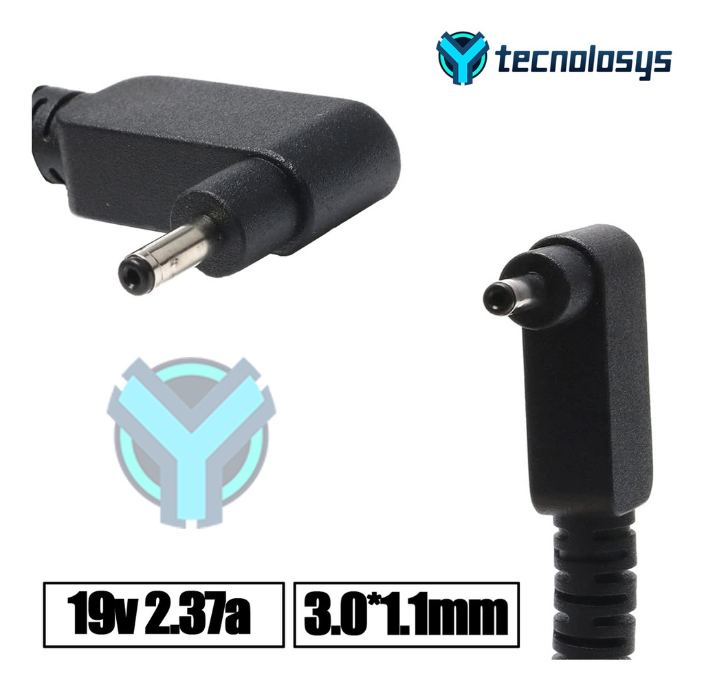 CARGADOR PORTATIL ACER SWIFT 19V 2.37 AMP 3.0*1.1MM HOMOLOGADO