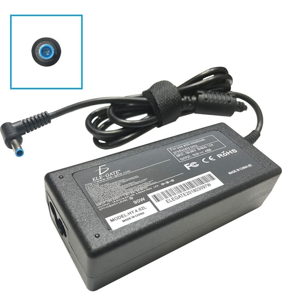CARGADOR PORTATIL HP SPLIT 19.5V 4.62 AMP 4.5*3.0MM HOMOLOGADO