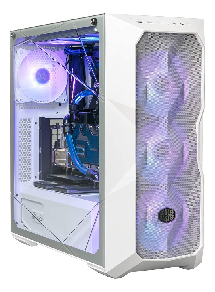 CHASIS COOLER MASTER MASTERBOX TD500 MEHS BLANCO 3 ARGB FAN