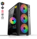 CHASIS JYR GAMER HONOR JX100 4 FAN RGB VIDRIO