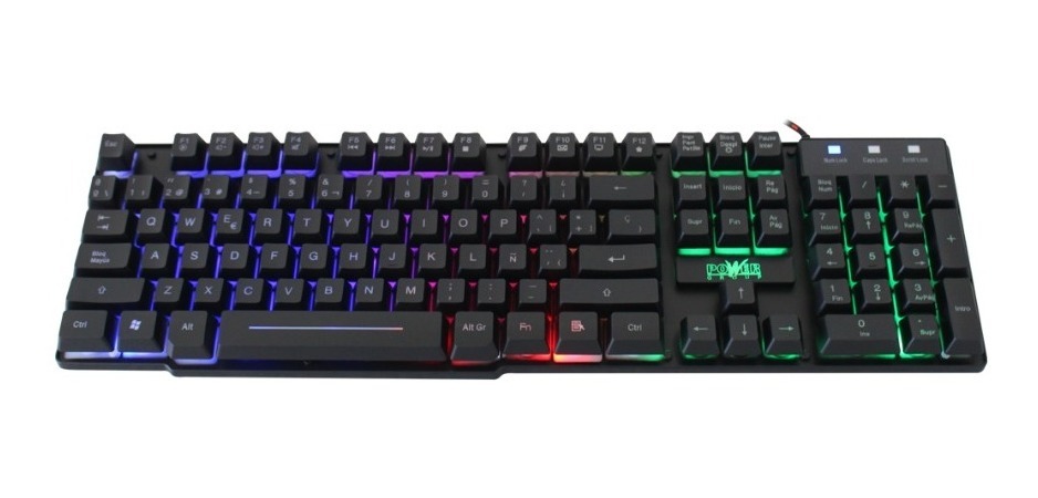 COMBO TECLADO Y MOUSE GAMER RGB RETROILUMINADO MODELO: GC-801