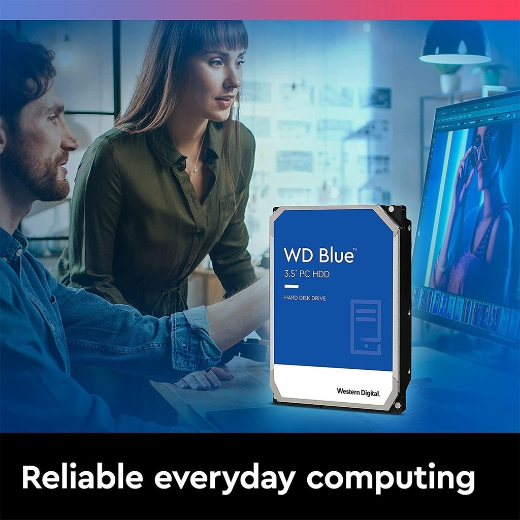 Disco Duro HDD 4TB  Western Digital WD Blue