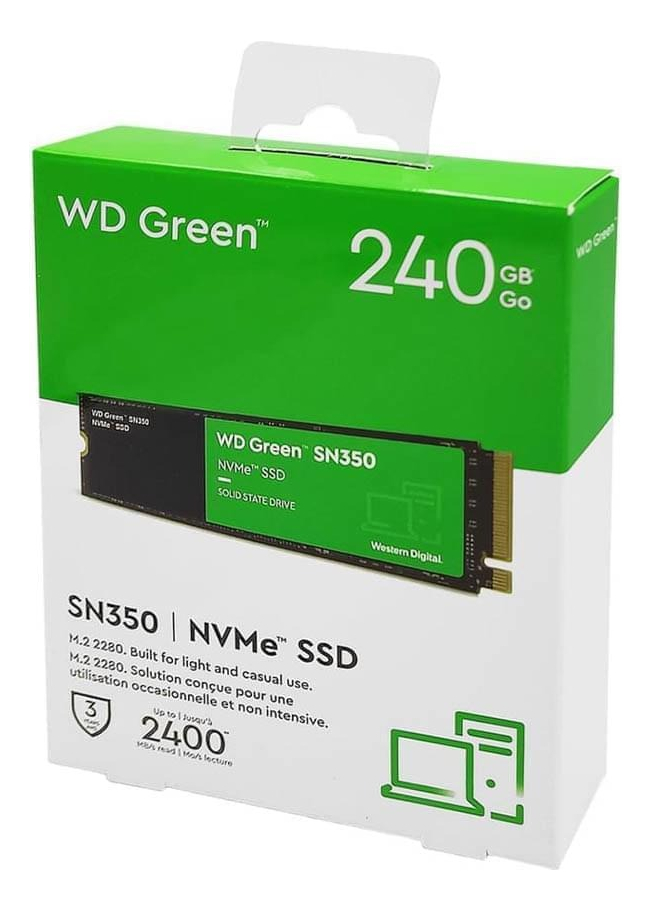 SSD M.2 NVME 240GB WESTERN DIGITAL GREEN
