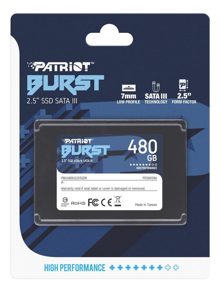 DISCO SSD 480GB PATRIOT MODELO: BURST