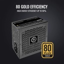 Fuente Poder Thermaltake 600W 80+Gold