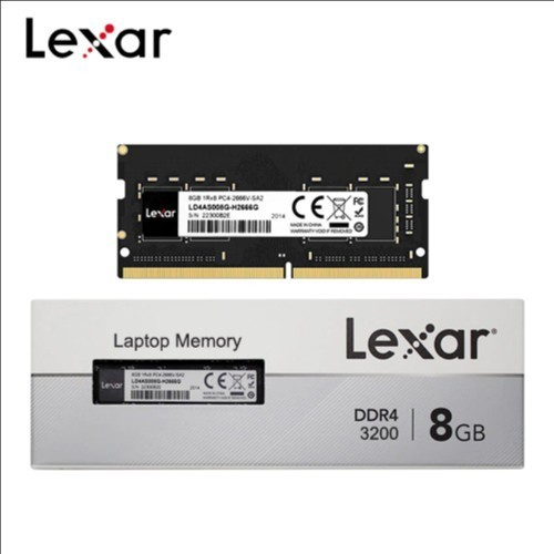 RAM PORTATIL DDR4 8GB 3200MHZ LEXAR  MODELO: LD4AU008G-R3200USST