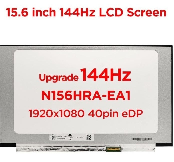PANTALLA PORTATIL LED ULTRA SLIM 15.6 PUL 40 PINES NANO EDGE FULL HD 144HZ SIN SOPORTES