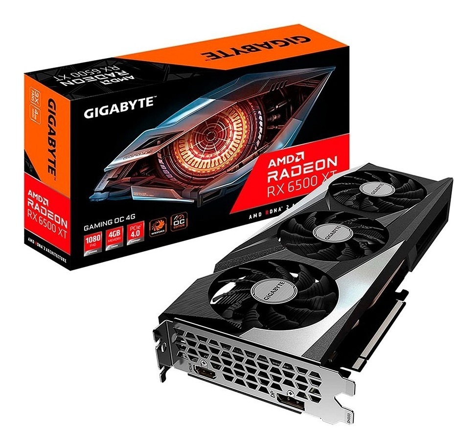 TARJETA VIDEO AMD RADEON RX 6500XT 4GB GDDR6 PCIe 4.0