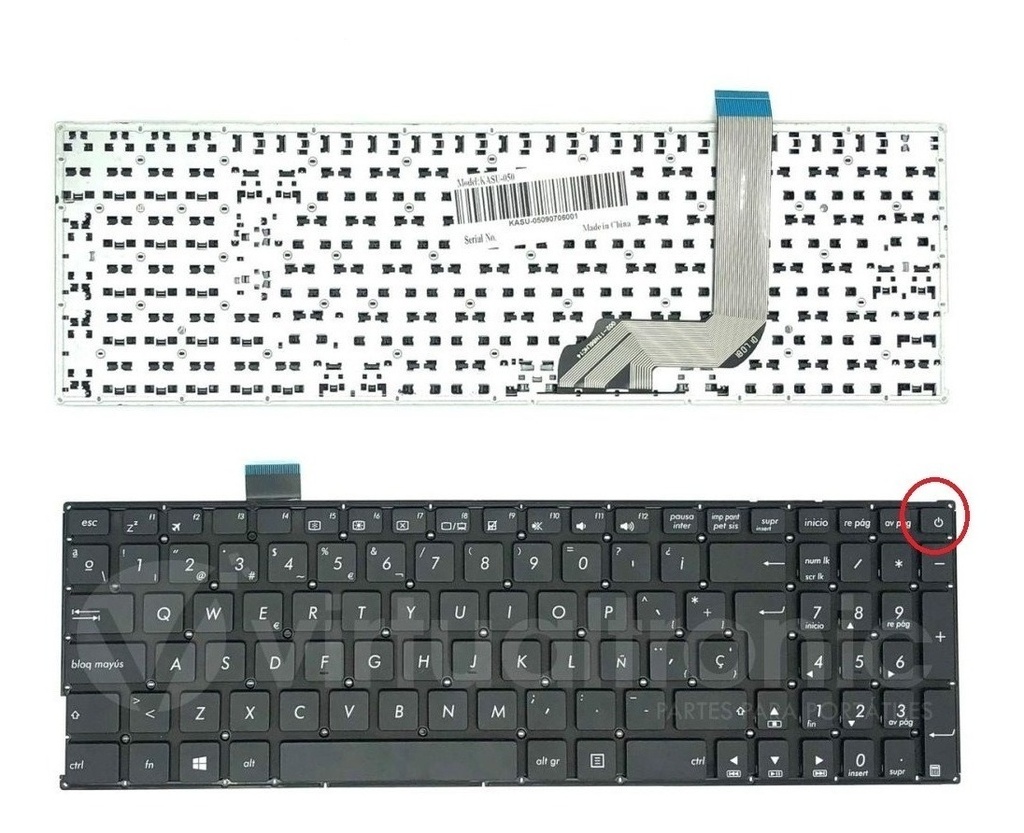 Teclado Asus Vivobook  X542 / K542 / X542UUR