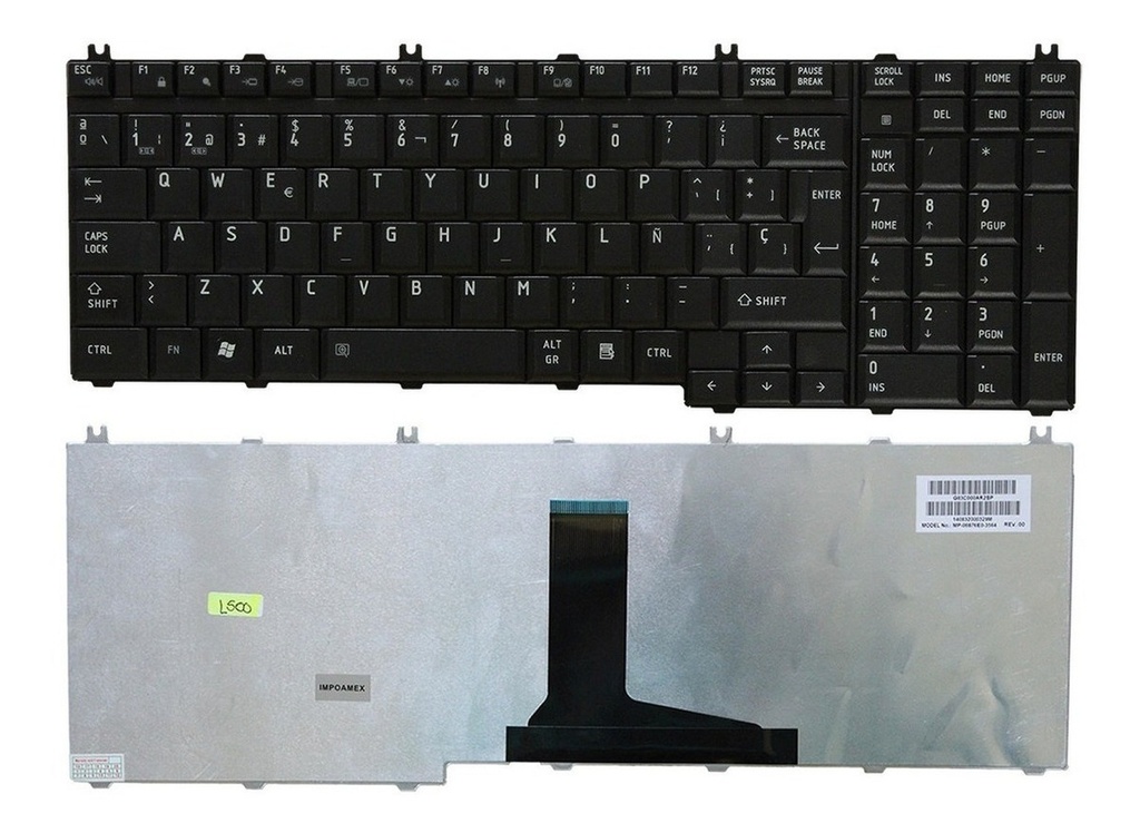 Teclado Toshiba Satellite A505 / L350 / QOSMIO / G50