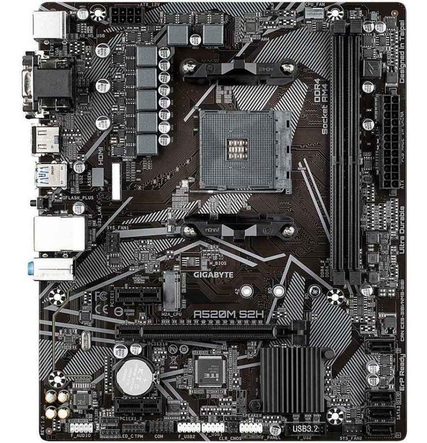 BOARD A520M S2H AM4 GIGABYTE Micro Atx