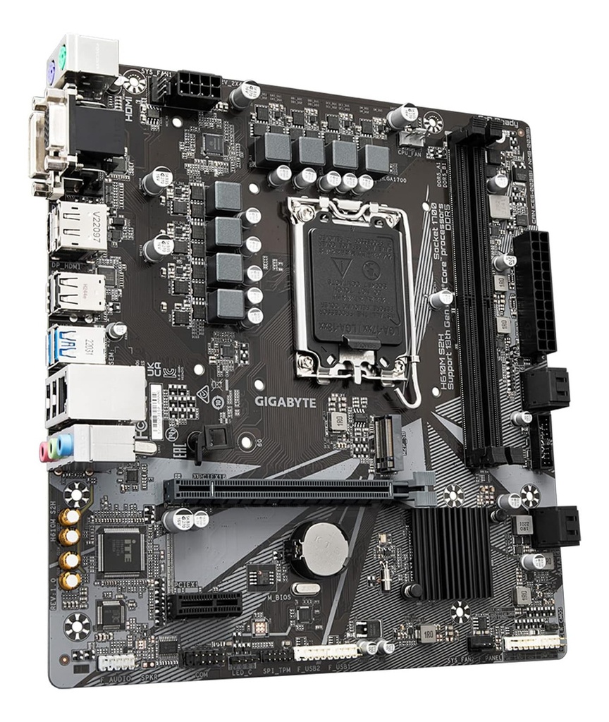 Board Gigabyte H610M S2H LGA1700 DDR5 Intel 12th