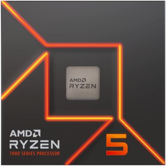 PROCESADOR AMD Procesador de escritorio desbloqueado Ryzen 5 7600 6 núcleos 12 hilos