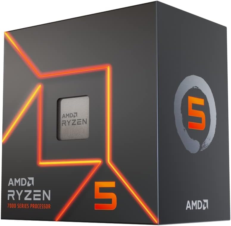 PROCESADOR AMD Procesador de escritorio desbloqueado Ryzen 5 7600 6 núcleos 12 hilos