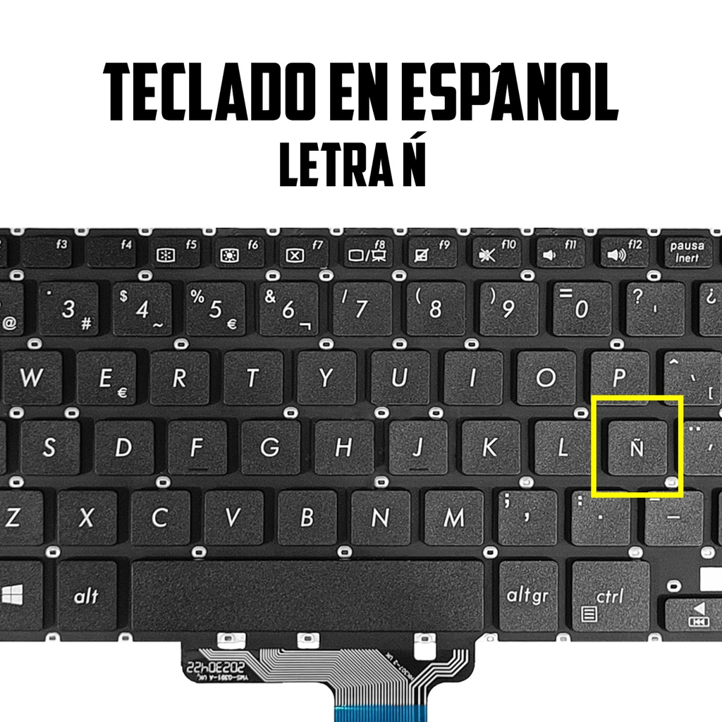 Teclado Asus Vivobook K510 Compatible