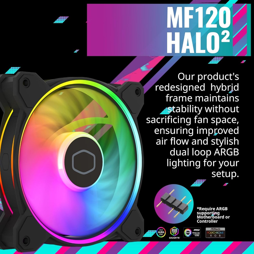 COOLER COOLER MASTER HYPER 212 HALO BLACK RGB