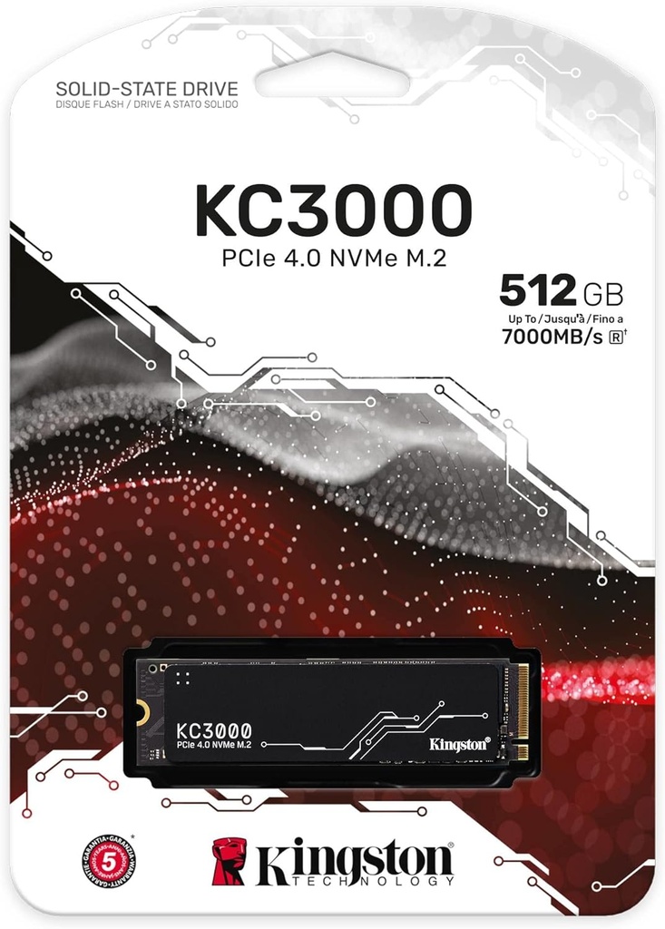 SSD Kingston KC3000 PCIe 4.0 NVMe M.2 1024 GB SKC3000S/1024G