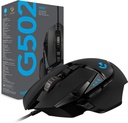 MOUSE GAMER G502 HERO LOGITECH 25,600 ppp RGB