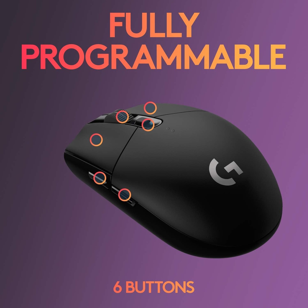 MOUSE G305 LIGHTSPEED Logitech Gaming Inalámbrico