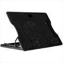 BASE PORTATIL 1 VENTILADOR PLEGABLE NEGRO MOD:638B