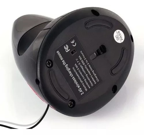 MOUSE ERGONOMICO USB 2ND GENERACION NEGRO
