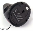 MOUSE ERGONOMICO USB 2ND GENERACION NEGRO