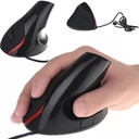 MOUSE ERGONOMICO USB 2ND GENERACION NEGRO