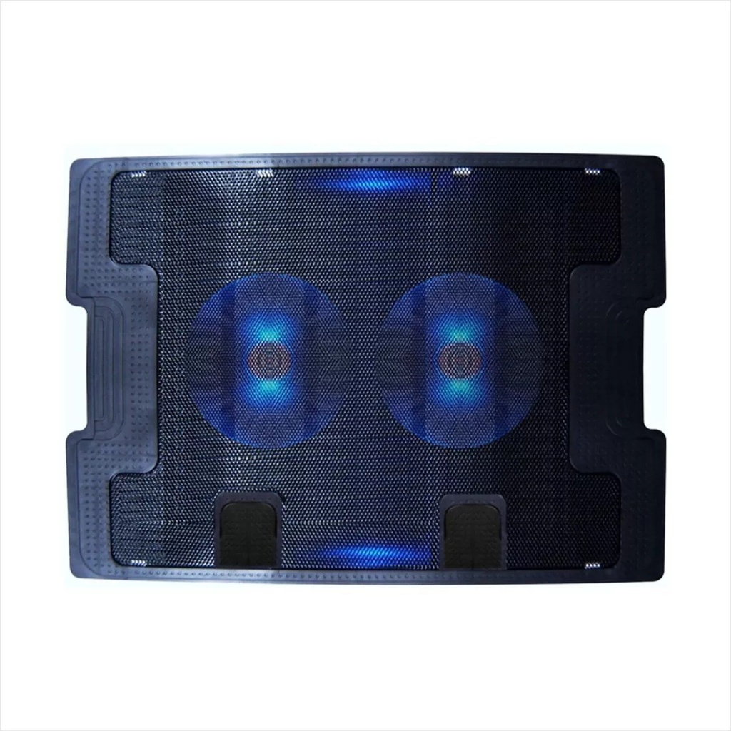 BASE PORTATIL 2 VENTILADOR PLEGABLE NEGRO MOD:638A