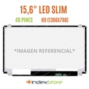 PANTALLA PORTATIL LED SLIM 15.6 PUL 40 PINES HD