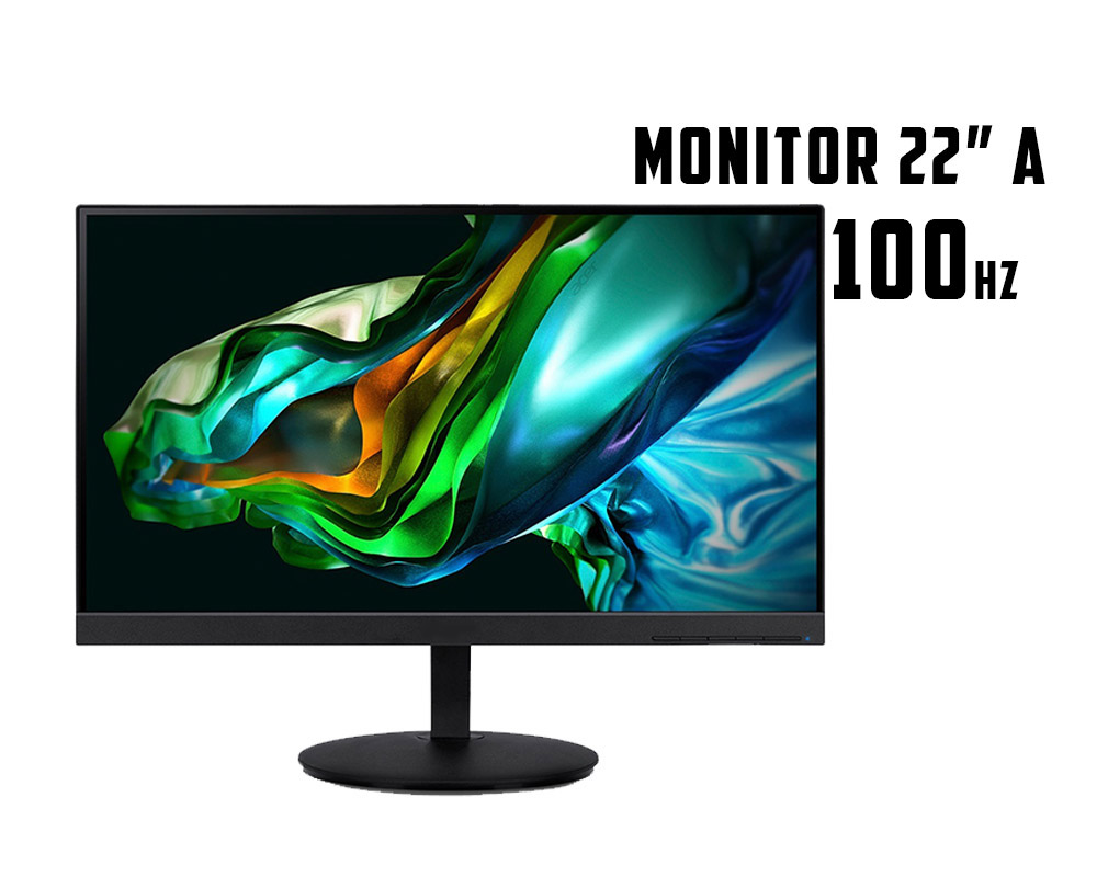 PC GAMER ICEBERG R7 5700G 16RAM SSD 240GB MONITOR 21.5"