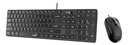 Combo teclado + Mouse Genius SlimStar C126 Alambrico USB Negro