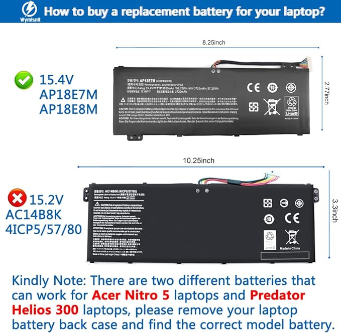 Bateria Acer NITRO AN515-55