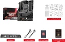 MSI Placa base para juegos B550 Gaming GEN3 (AMD AM4, DDR4, PCIe 3.0, SATA 6Gb/s, M.2, USB 3.2 Gen 1, HDMI, ATX, procesadores AMD Ryzen serie 5000/4000)