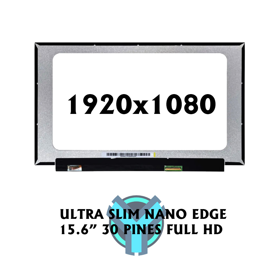 PANTALLA PORTATIL LED ULTRA SLIM 15.6 PUL 30 PINES NANO EDGE FULL HD SIN SOPORTES