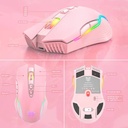 Mouse Gamer Inalambrico CW905 Rosa Pink Onikuma