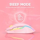 Mouse Gamer Inalambrico CW905 Rosa Pink Onikuma