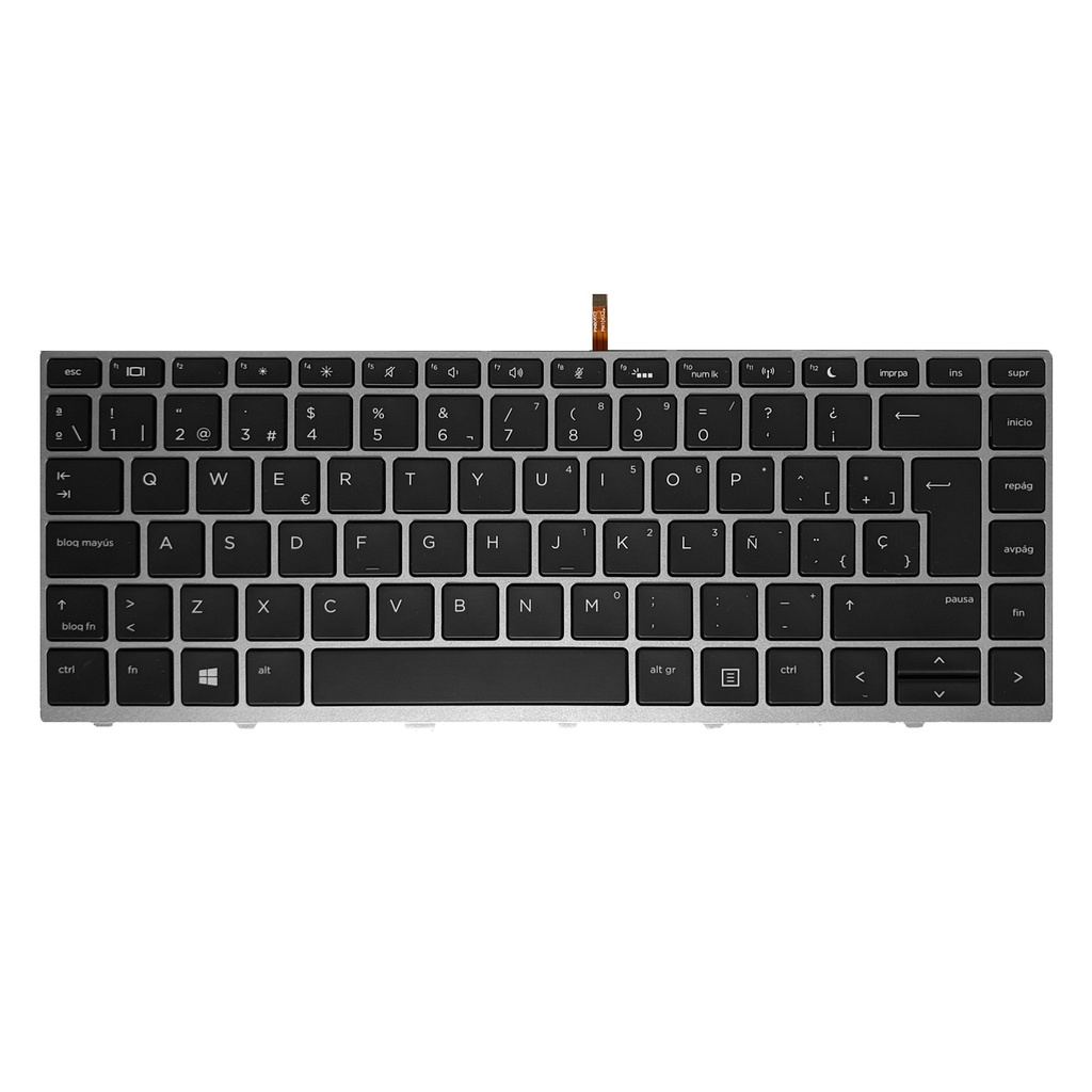 TECLADO COMPATIBLE PORTATIL HP PROBOOK 430 G5 440 G5 445 G5 RETROILUMINADO