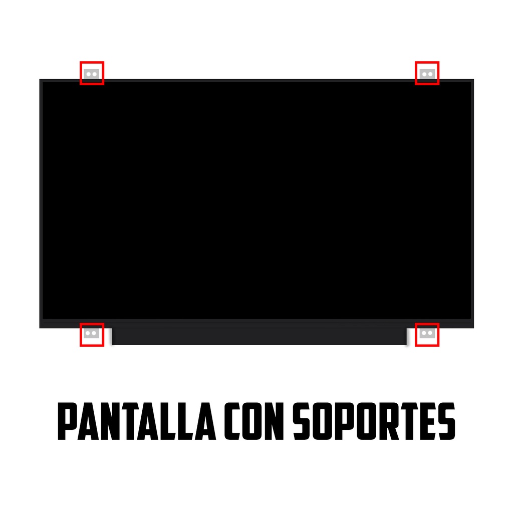 PANTALLA PORTATIL LED ULTRA SLIM 14.0 PUL 30 PINES NANO EDGE HD CON SOPORTES