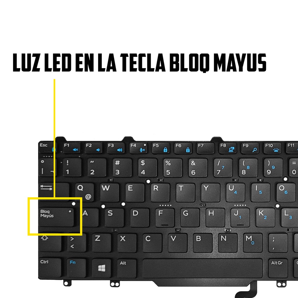 TECLADO DELL LATITUDE  E7470 3340 3350 E5450 E5470