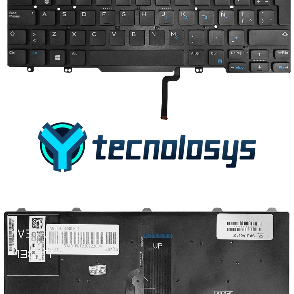 TECLADO DELL LATITUDE  E7470 3340 3350 E5450 E5470