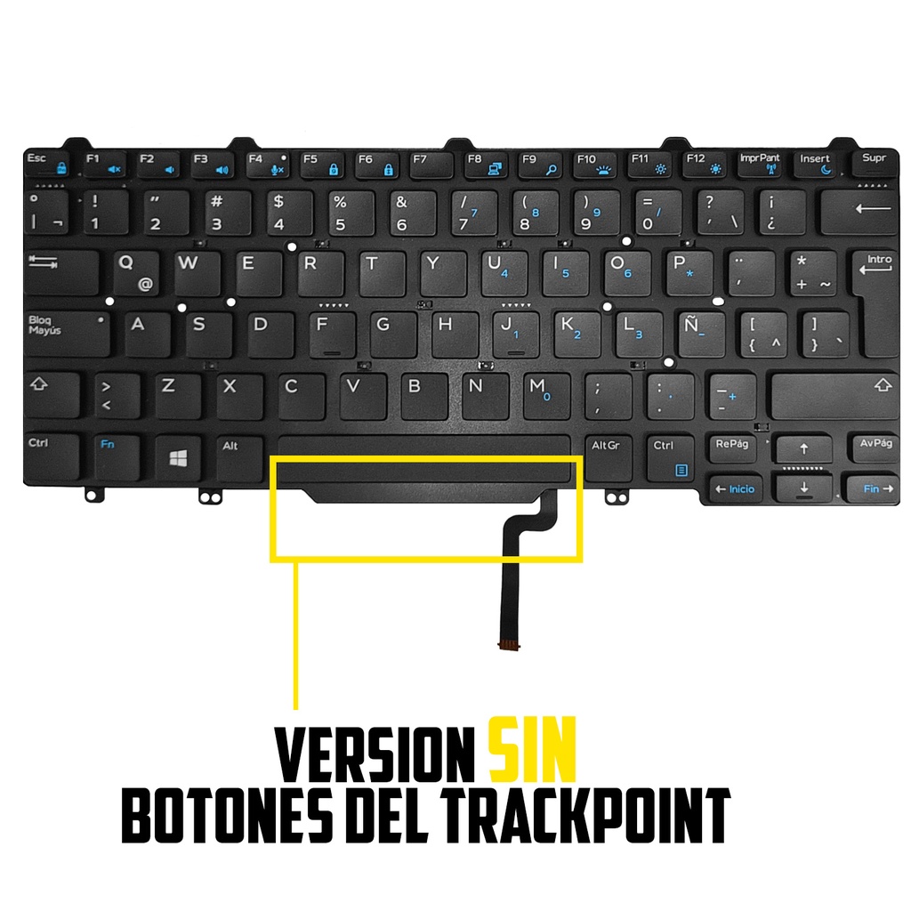 Teclado Dell Latitude 3340 3350 E7450 E7470 E5450 E5470 E7480