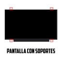 PANTALLA PORTATIL LED ULTRA SLIM 14.0 PUL 30 PINES HD CON SOPORTES