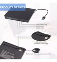 Unidad Cd Dvd Externa Usb 3.0 Alta Velocidad Portátil Lector