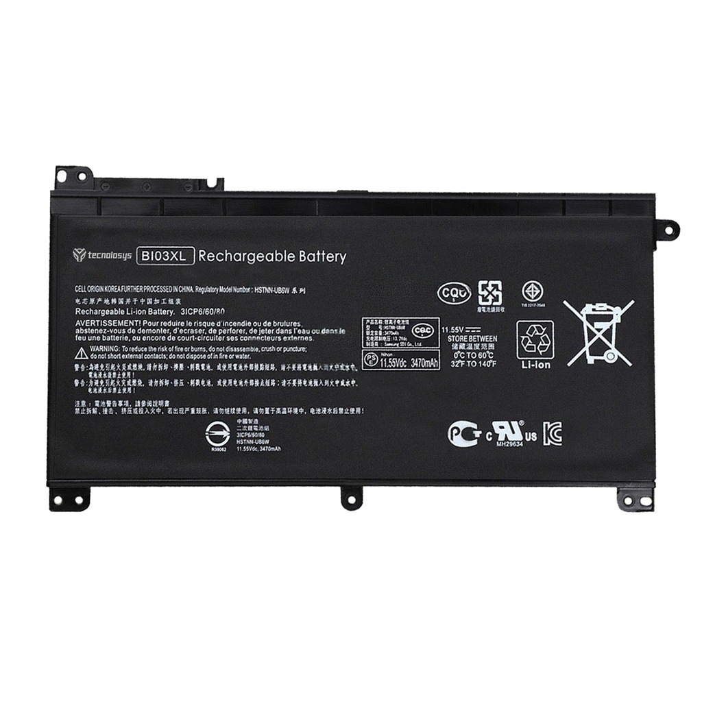 BATERIA HP BI03 BI03XL 14-AX001 13-U116NL 14-CB006NA 14-DS0010NR