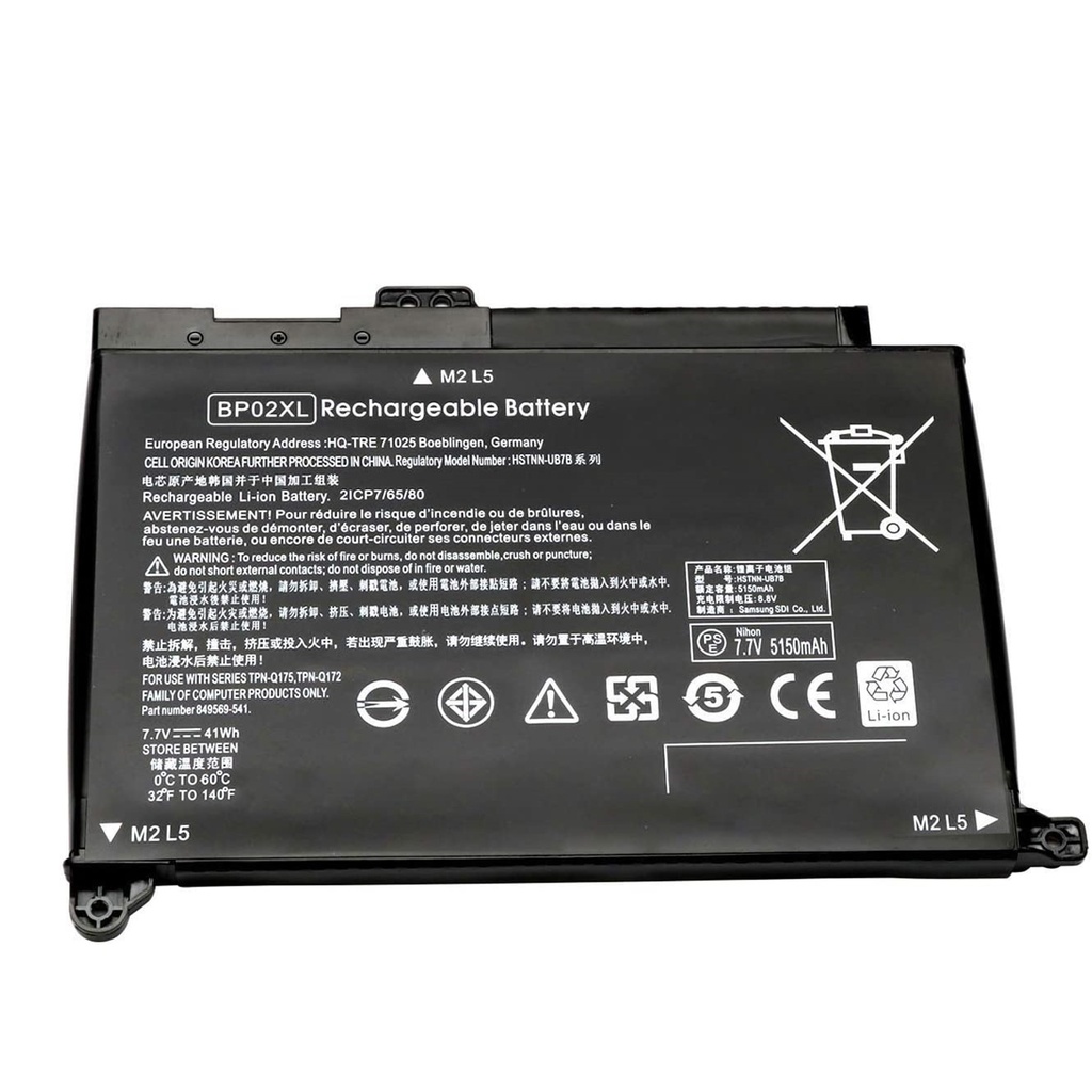 Batería portátil HP BP02XL 15-AU 15-AW